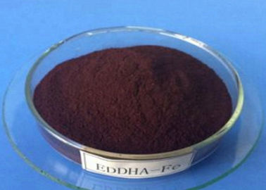 Λίπασμα Eddha σιδήρου CAS 16455-61-1 ορθο, σκούρο κόκκινο καφετιά χηλική ένωση 6 σιδήρου Eddha